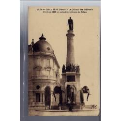 74 - Chambéry - La Colonne des éléphants élevée en 1838 en mémoire du comte d