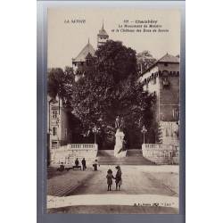74 - Chambéry - Le Monument de Maistre et le château des Ducs de Savoie - Non