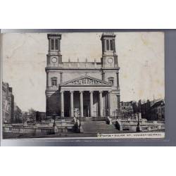 75 - Paris - Eglise St-Vincent-de-Paul - Voyagé - Dos divisé