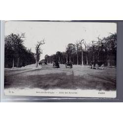 75 - Paris - Bois de Boulogne - Allée des Accacias - Voyagé - Dos divisé