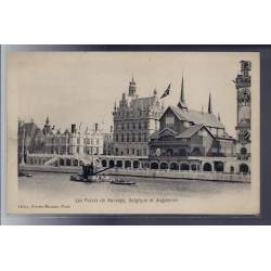 75 - Paris - les Palais de Norvège, Belgique et Angleterre - Non voyagé - Dos