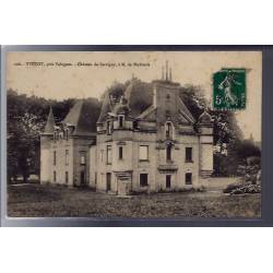 76 - Yvetot - Près Valognes - Château de Servigny - Voyagé - Dos divisé