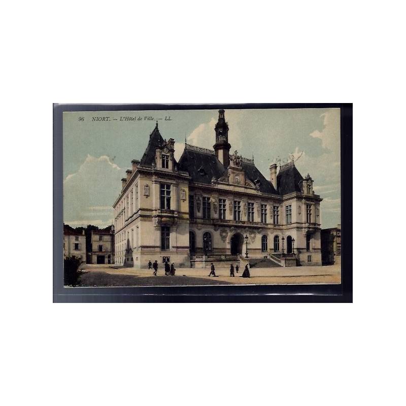 79 - Niort - L' Hôtel de Ville - Voyagé - Dos divisé