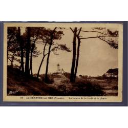 85 - La Tranche-sur-mer - la lisière de la forêt et le phare - Voyagé - Dos