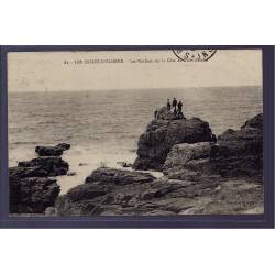 85 - Les Sables-d 'Olonne - les rochers sur la côte du puits d' enfer - Voy
