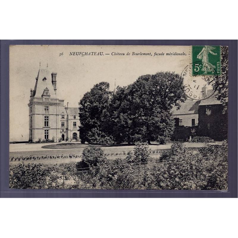 88 - Neufchâteau - château de Bourlemont - façade méridionale - Voyagé - Do