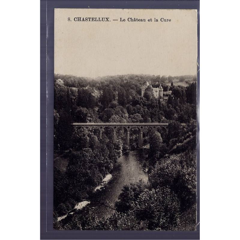 89 - Chastellux - le château et la cure - Non voyagé - Dos divisé