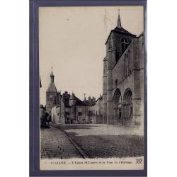 89 - Avallon - l' église St-Lazare et la  tour de l' horloge - Voyagé - Dos