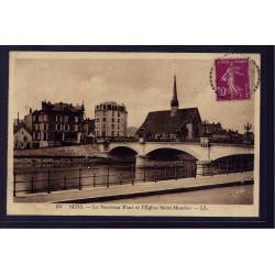 89 - Sens - le nouveau Pont et l' église Saint-Maurice - Voyagé - Dos divis