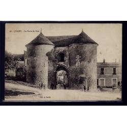 89 - Joigny - La porte du bois - Voyagé - Dos divisé