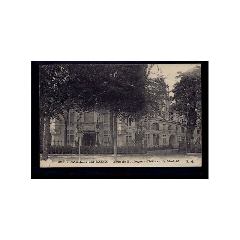 92 - Neuilly-sur-Seine - Bois de Boulogne - Château de Madrid - Voyagé - Do