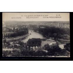 92 - Boulogne Billancourt - Issy les Moulineaux -  vue générale des bords d