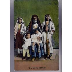 Algérie - Une famille bédouine - Beau plan - couleur